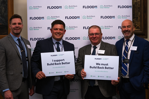 FloodRe stage Parliamentary launch of Build Back Better