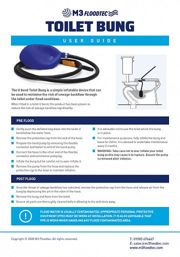 Toilet Bung User Guide